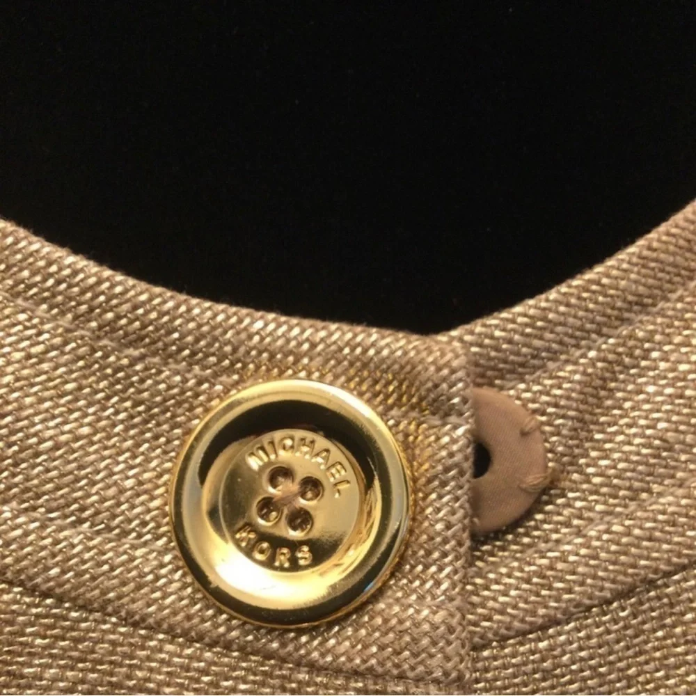 Michael Kors Metallic Tweed Cropped Jacket | Size Small